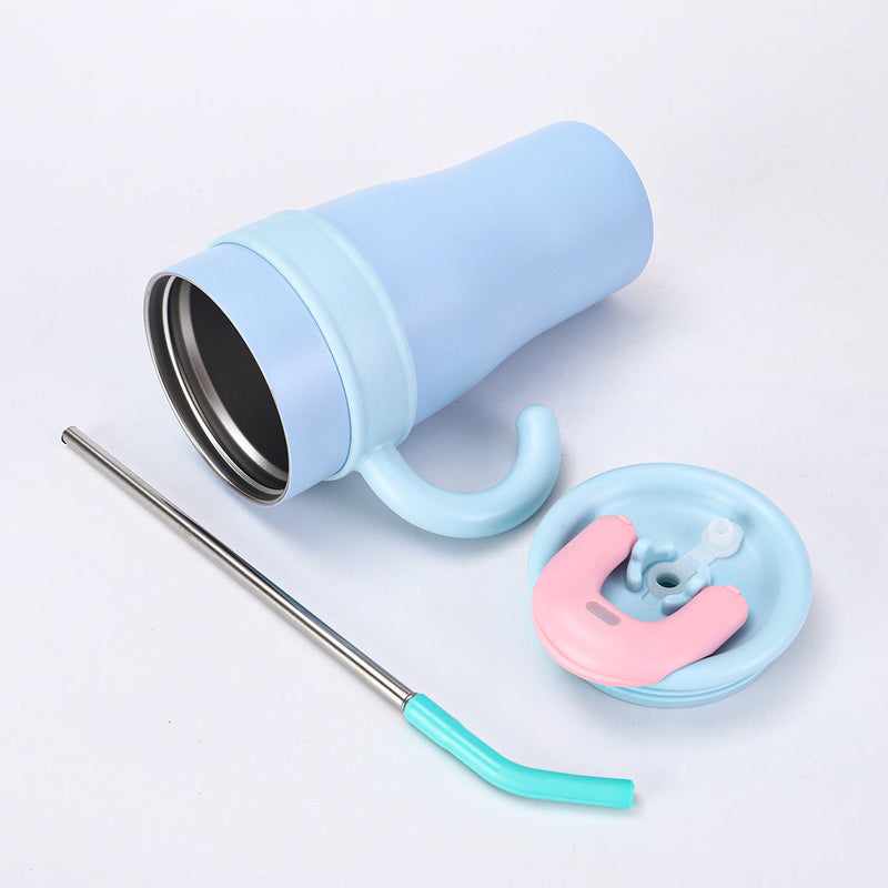 20oz 30oz Vacuum Insulated Skinny Tumbler With Straw For Outdoor Travel detail
