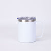 12oz 14oz Insulated Stainless Steel Coffee Mug Leak Proof With Handle And Lid For Camping color option