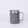 12oz 14oz Insulated Stainless Steel Coffee Mug Leak Proof With Handle And Lid For Camping color option