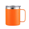12oz 14oz Insulated Stainless Steel Coffee Mug Leak Proof With Handle And Lid For Camping color option
