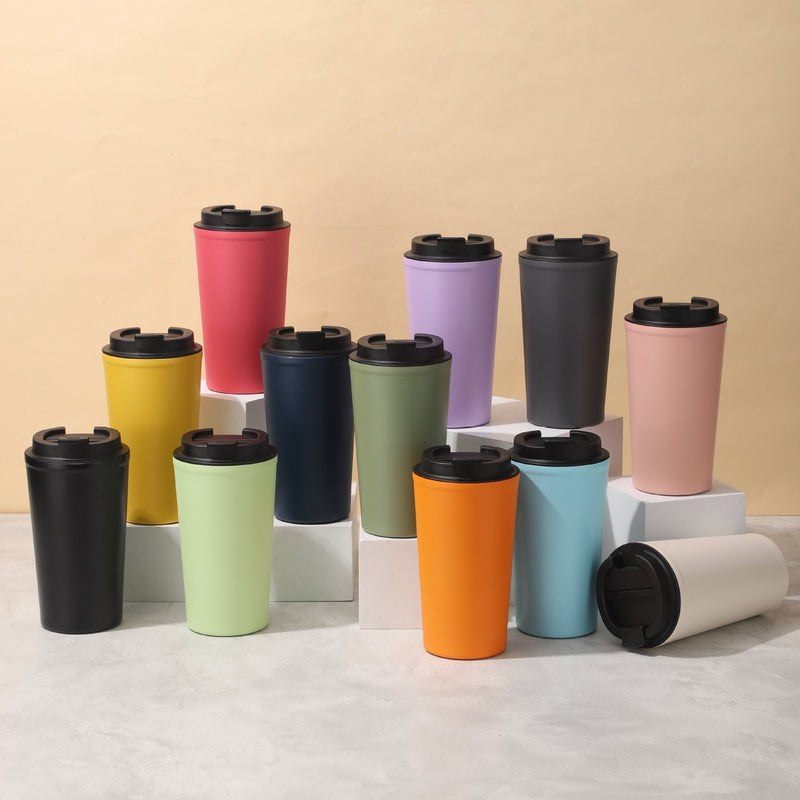 16oz 12oz Double Wall Insulated Stainless Steel Tumbler Vacuum Coffee Mug With Lid For Travel detail