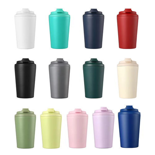 8oz 12oz BPA Free Stainless Steel Insulated Coffee Tumbler Mug Double Wall Vacuum Travel Mug Flip Lid
