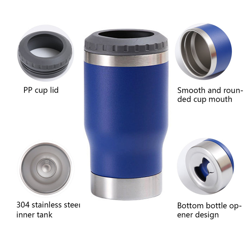 14oz Stainless Steel Vacuum Insulated Ice Cup Drinking Cooler With Bottle Opener Beer Mug And Party detail