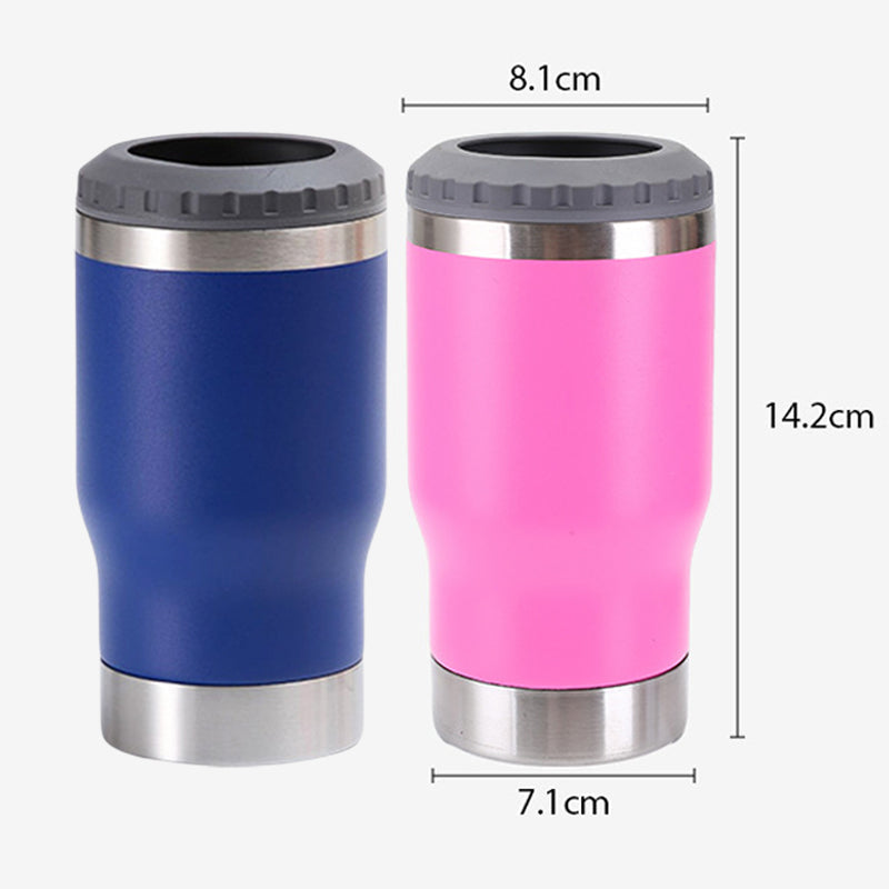 14oz Stainless Steel Vacuum Insulated Ice Cup Drinking Cooler With Bottle Opener Beer Mug And Party detail