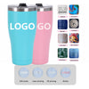 20oz 30oz Powder Coated Double Wall Insulated Travel Tumbler Coffee Cup With Transparent Sealed Plastic Lid