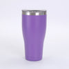 20oz 30oz Powder Coated Double Wall Insulated Travel Tumbler Coffee Cup With Transparent Sealed Plastic Lid color option