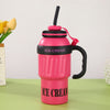 1000ml Paunch Stainless Steel Thermos Bottle Portable Outdoor Sports Bottle With Straw For Students color option