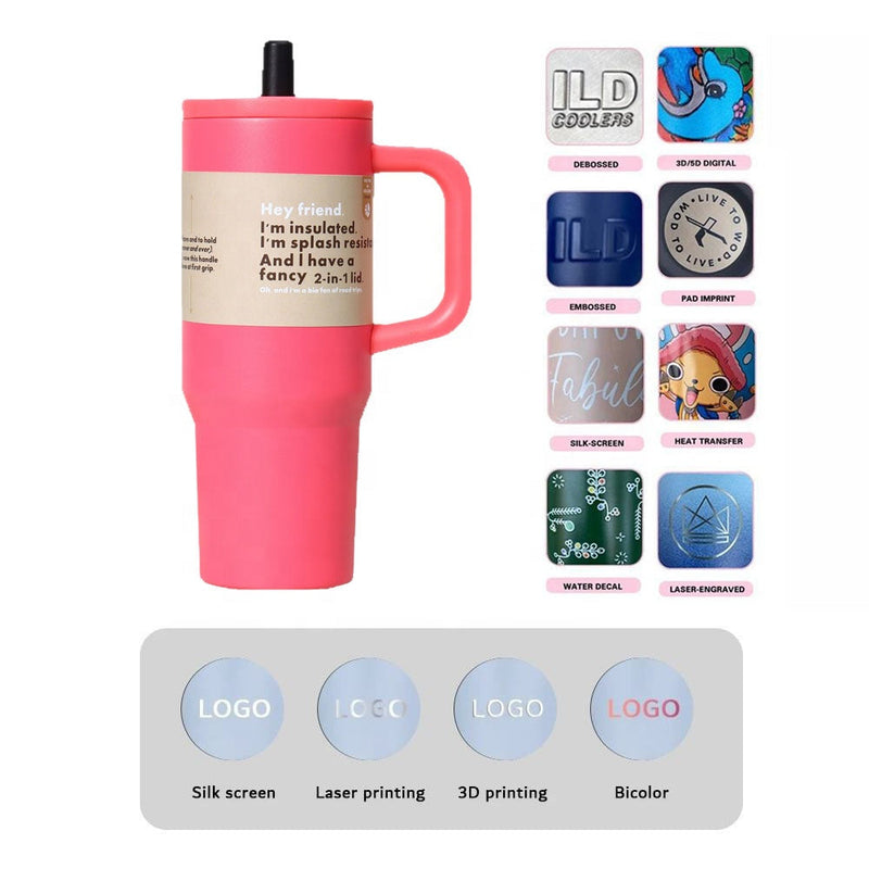 30oz Pure Color Stainless Steel Tumbler With Leak Proof Straw Cap Reusable Portable Car Holder Cup detail