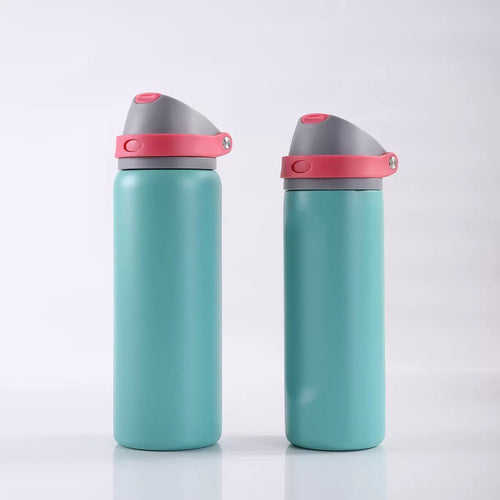 20oz 30oz Double Drink Stainless Steel Water Bottle Straight LeakProof Portable Travel Thermos With Straw