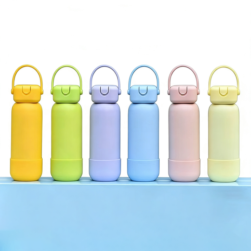 740ml 304 Stainless Steel Portable Suction Nozzle Cup Give Away Straws And Straw Brushes