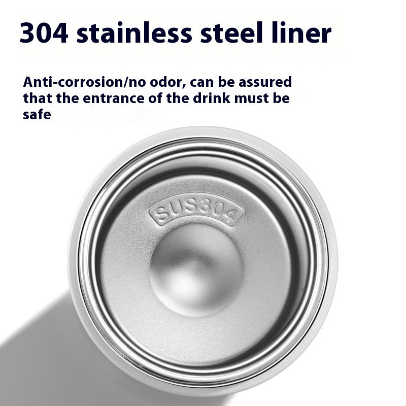 500ml Double Drink Stainless Steel Thermos Bottle Japanese Minimalism Bpa Free With Straw And Lid detail