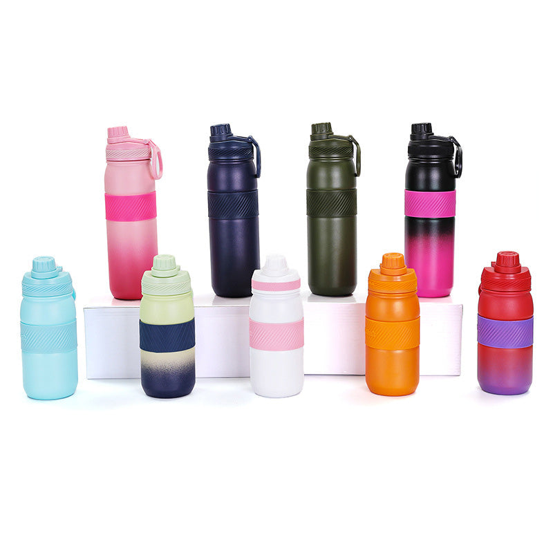 14oz 16oz 22oz Rugged Leak Proof Stainless Steel Gym Thermoses Straight For Hot and Cold detail