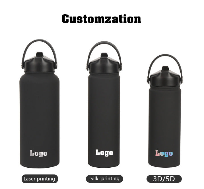 12oz 16oz 32oz 40oz Large Capacity BPA Free Stainless Steel Vacuum Flasks Thermos For Sports Trekking detail