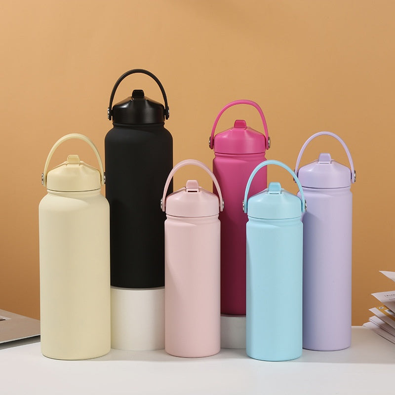 12oz 16oz 32oz 40oz Large Capacity BPA Free Stainless Steel Vacuum Flasks Thermos For Sports Trekking detail